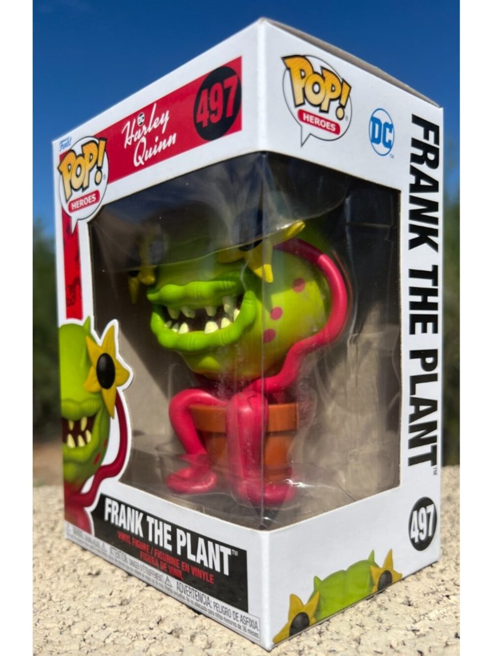 Funko Pop Heroes - Harley Quinn - Frank the Plant (#497, NEW)